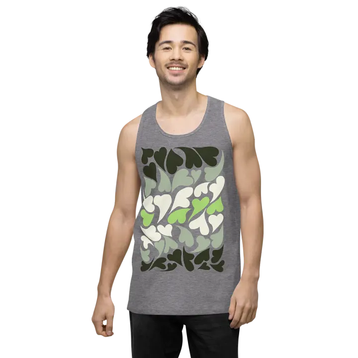 Nestled PRIDE Agender Tank Top product image (44)