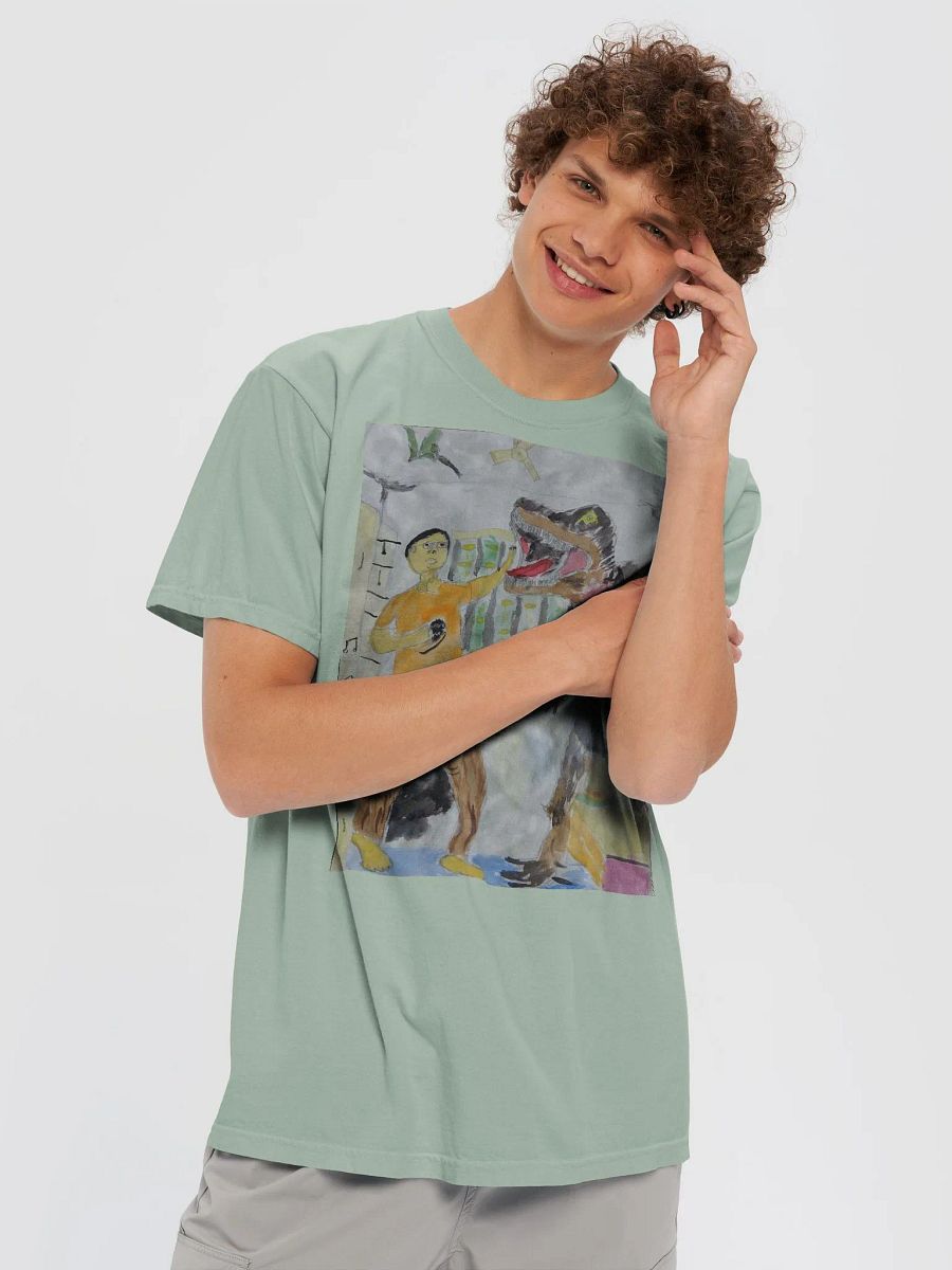Comfort Colors Garment-Dyed Heavyweight T-Shirt： Me Vs t.rex product image (8)