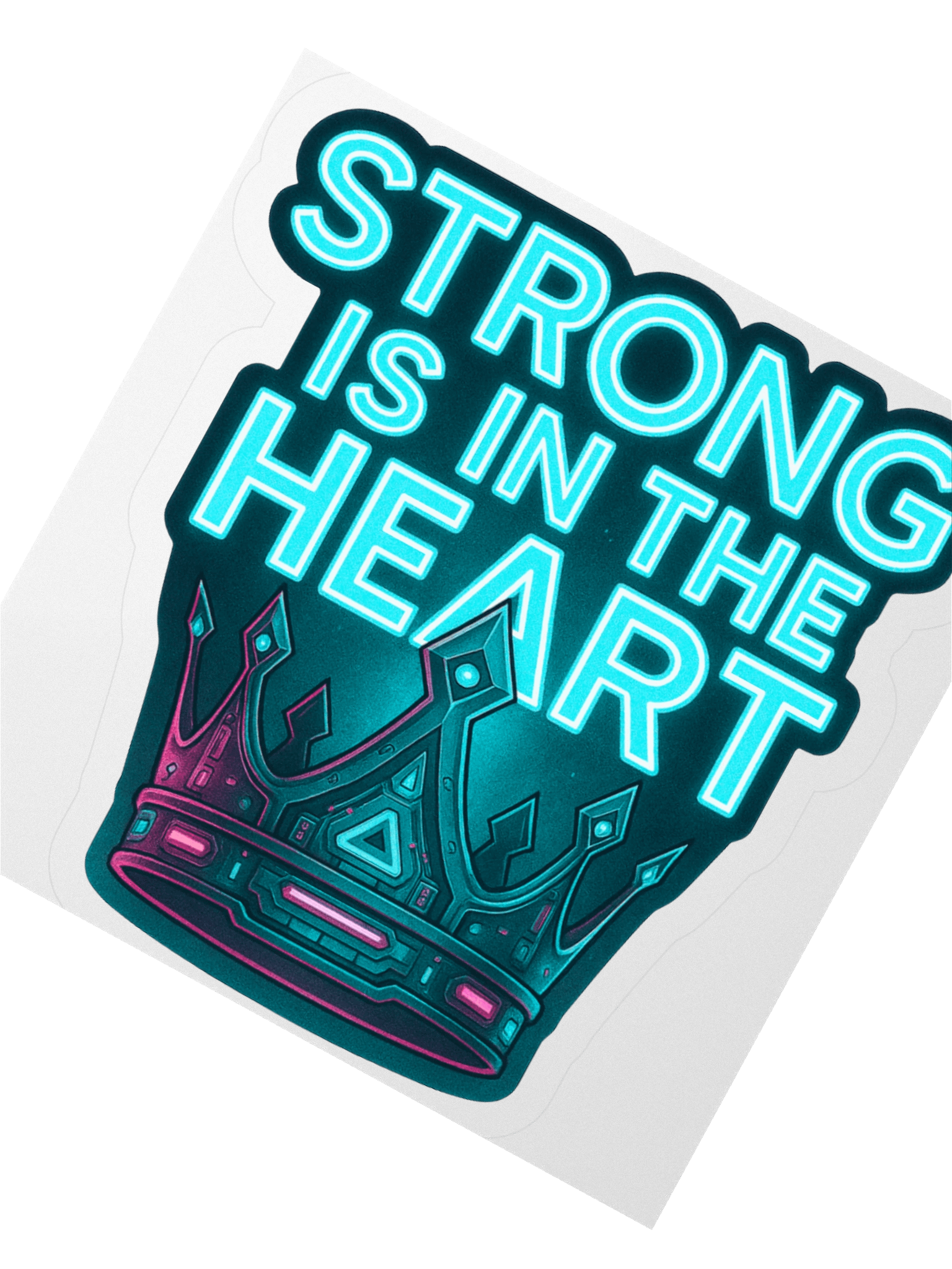 Strong is in the Heart Sticker product image (5)