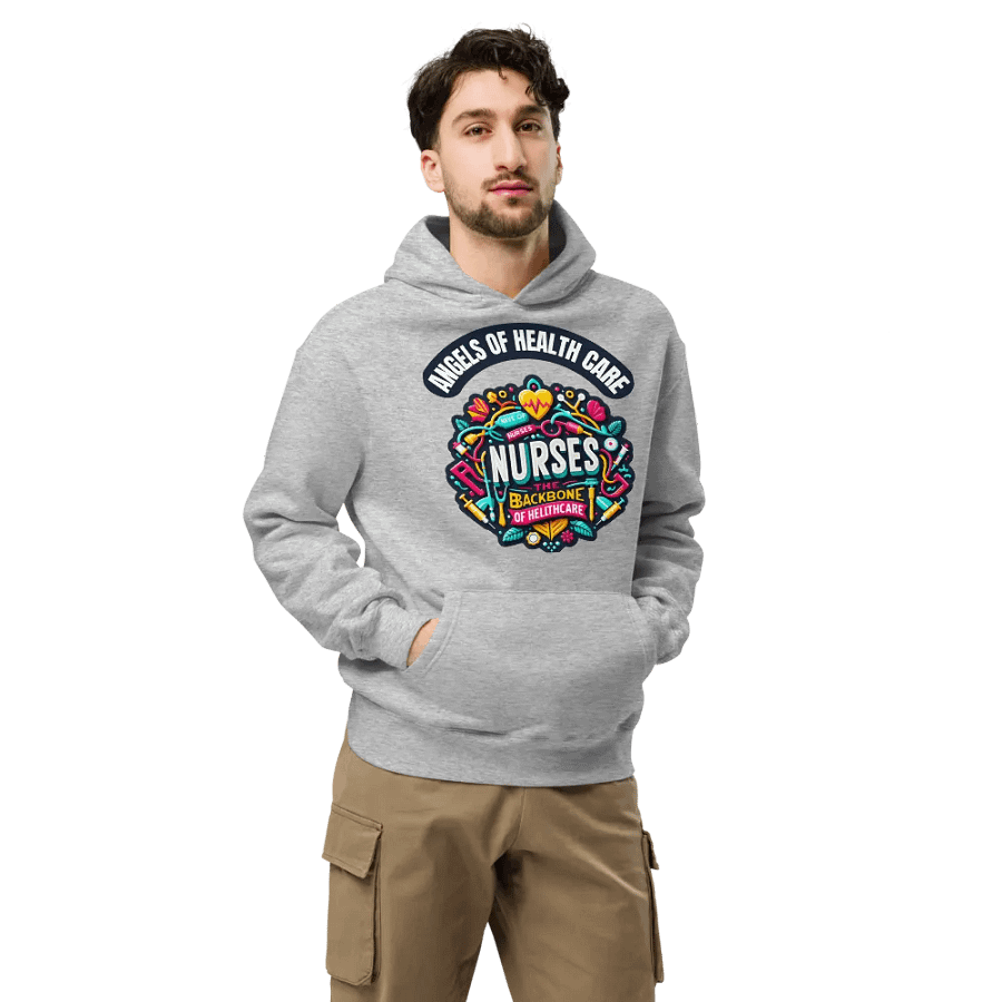 Nurse Tribute Emblem Oversized Hoodie product image (17)
