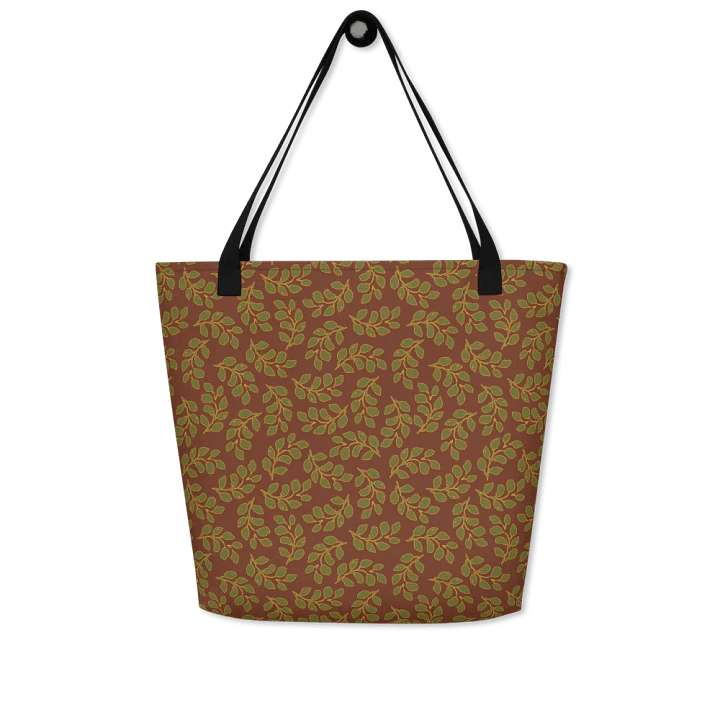 “Scattered Leaves Adrift” Large Tote Bag product image (1)
