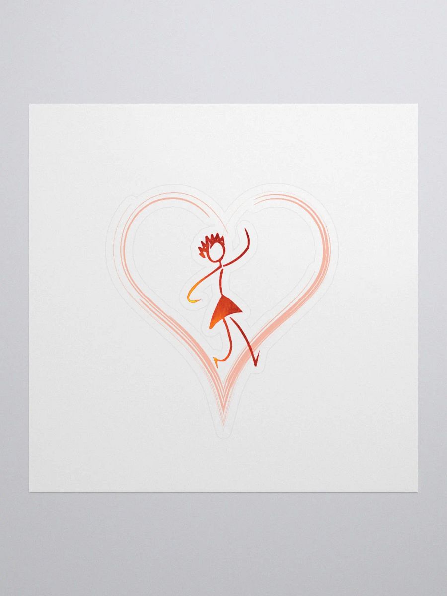 Heartfelt Dancer Kiss Cut Stickers product image (2)