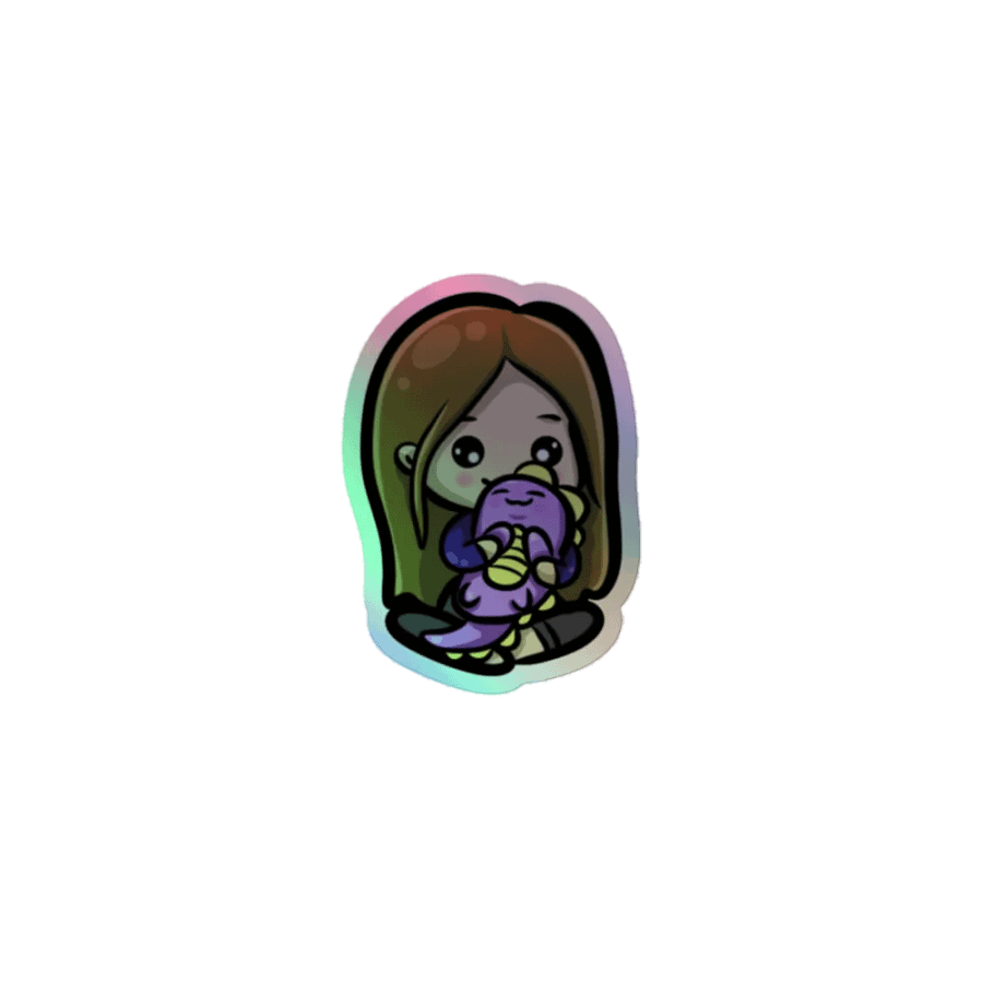 Goist and Nugget Holographic Sticker product image (1)