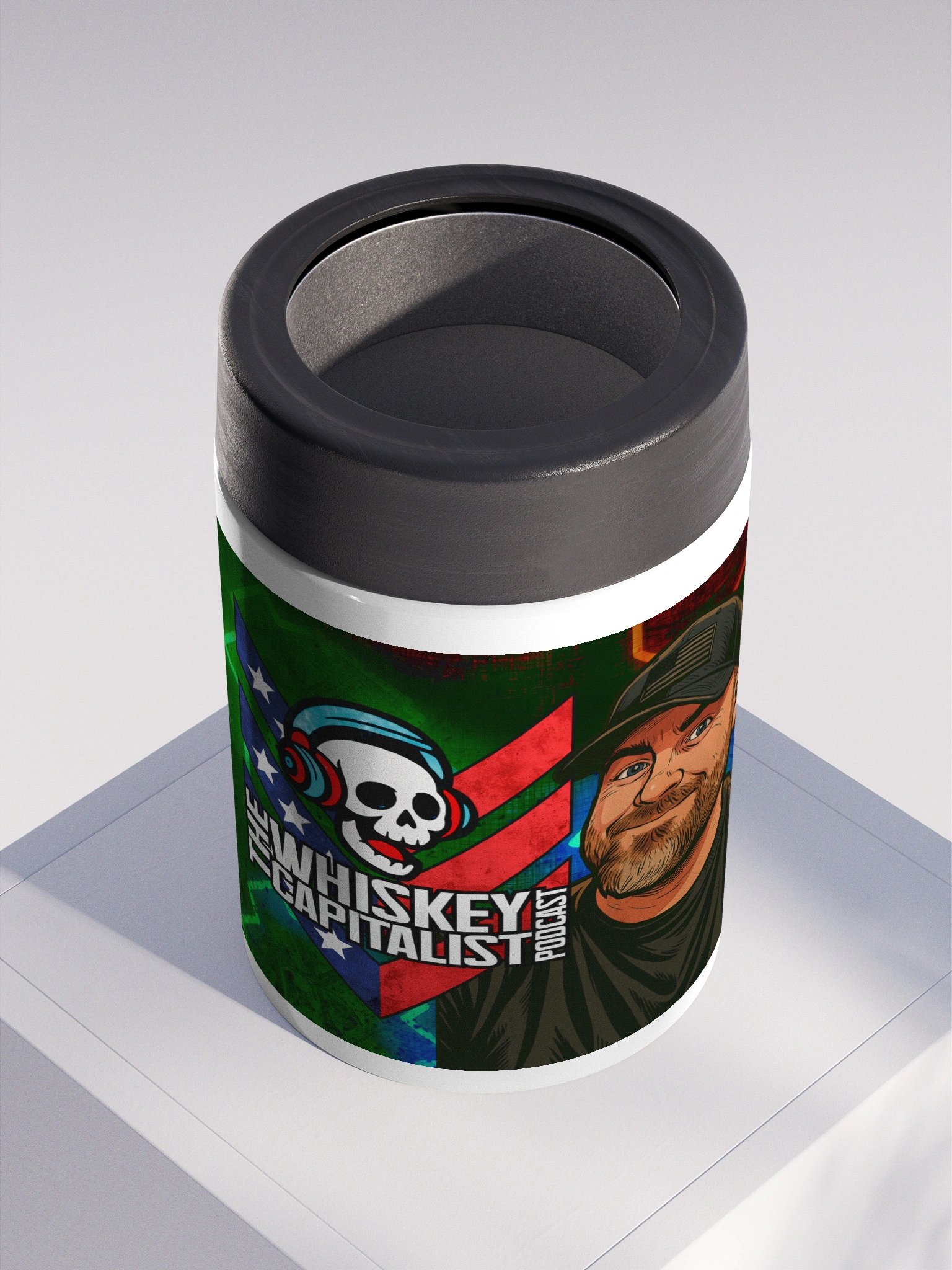 Skull Logo Stainless Steel Koozie product image (2)
