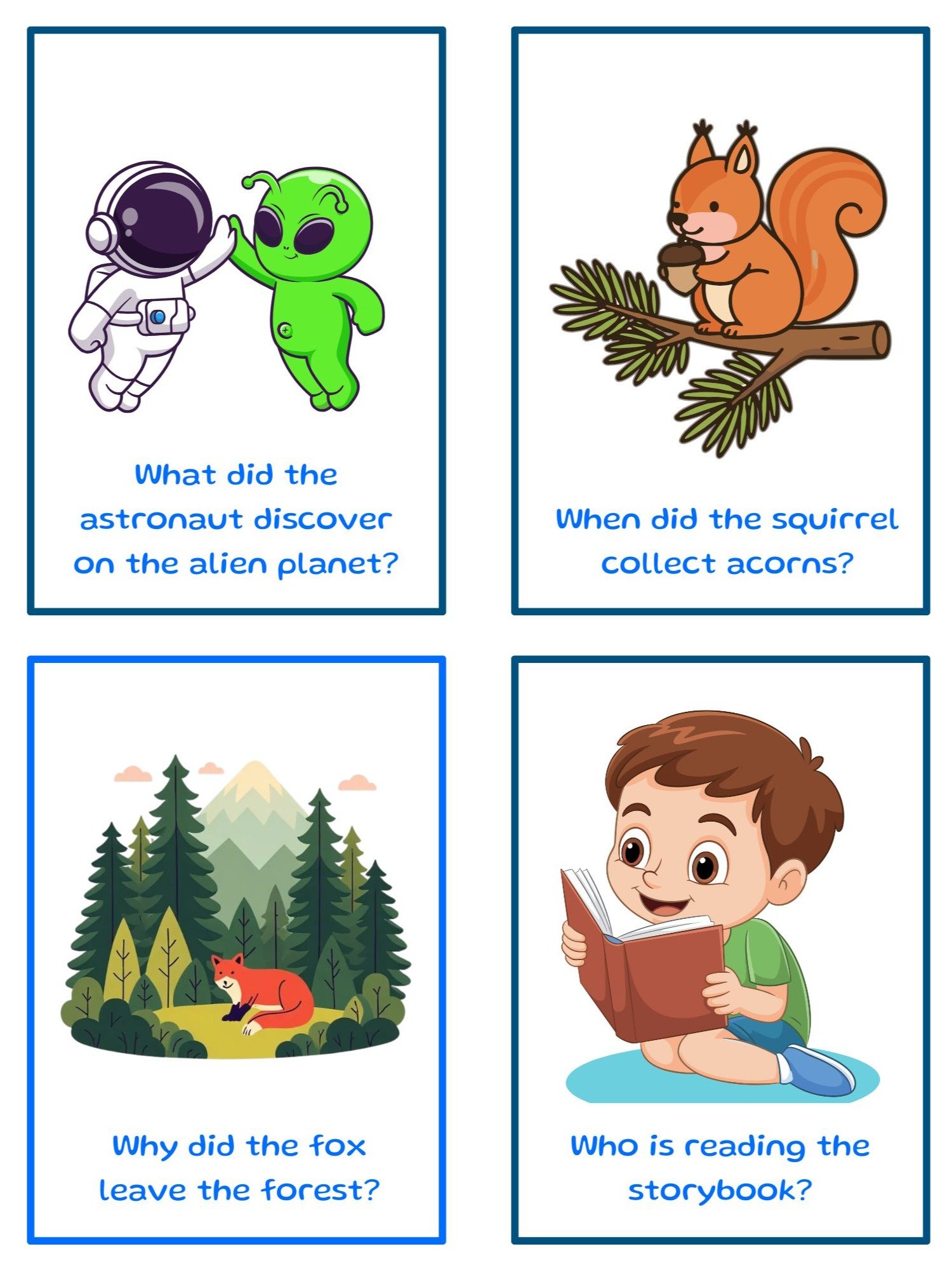 WH Questions Flashcards for Kids product image (4)