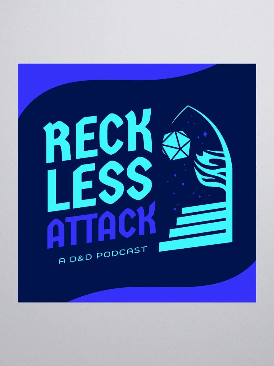 Reckless Attack Main Logo Sticker product image (3)