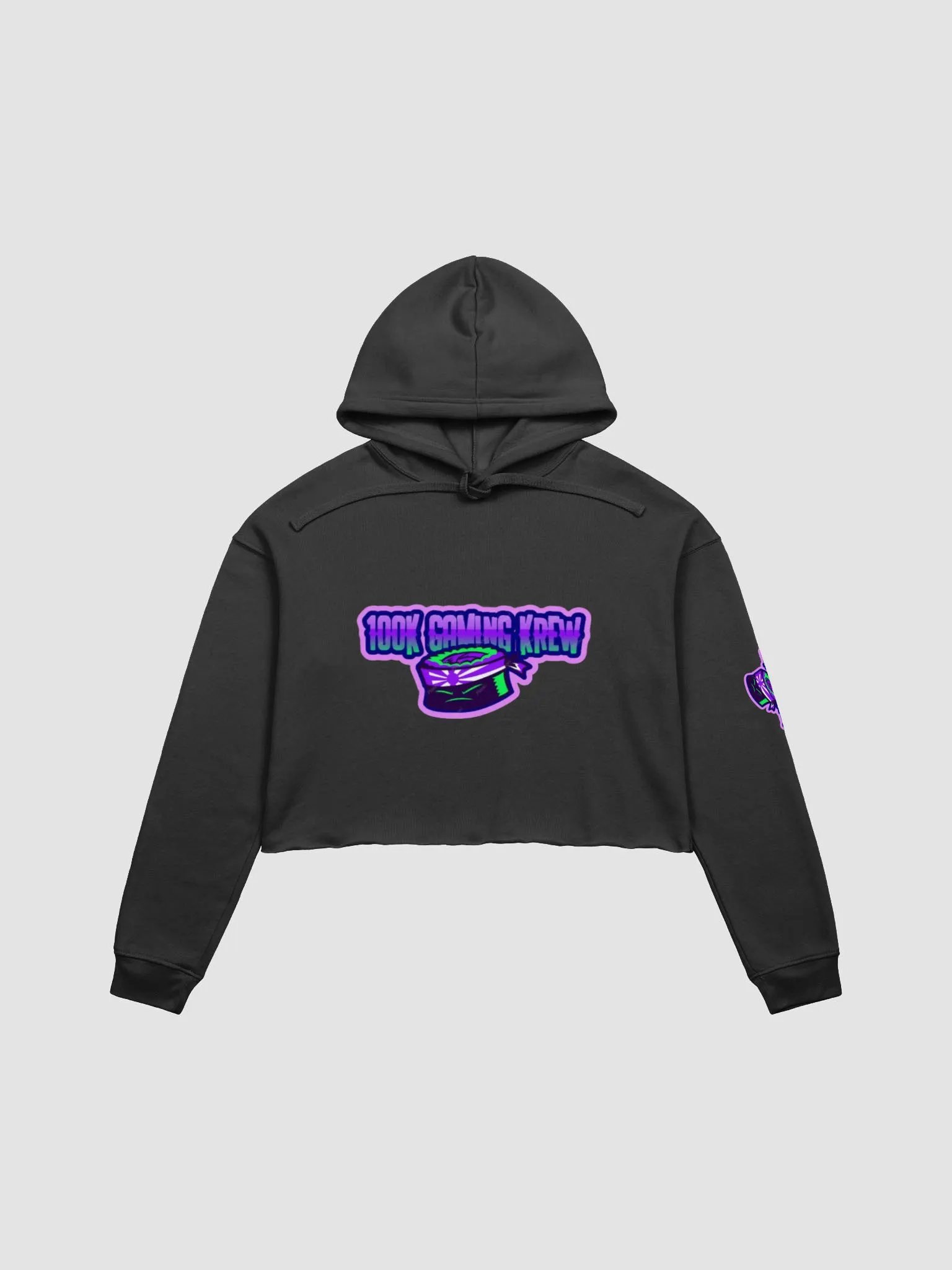 100K crop Top Hoodie product image (1)