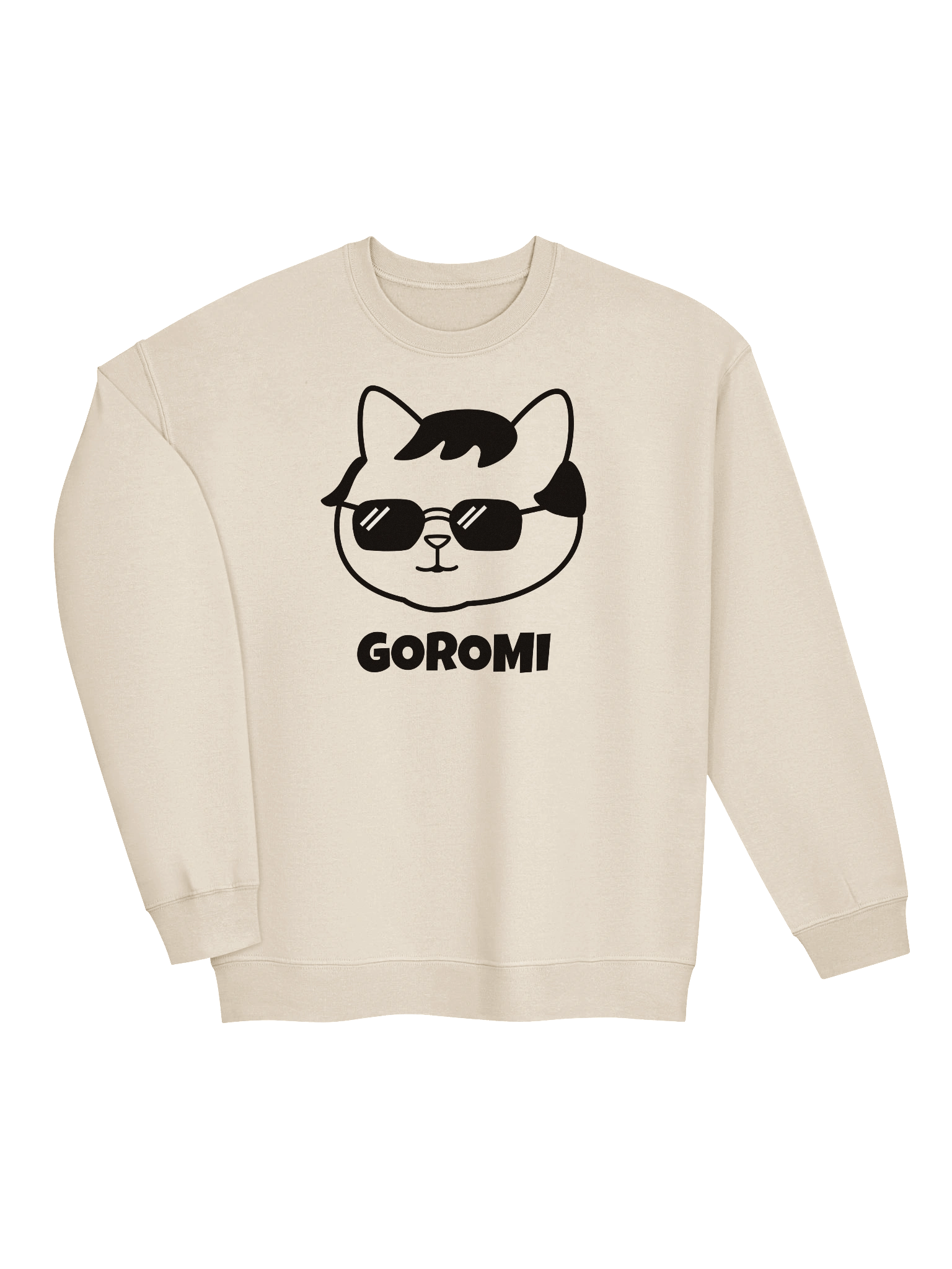Goromi the Cat in Wig - Unisex Adult Sweatshirt product image (3)