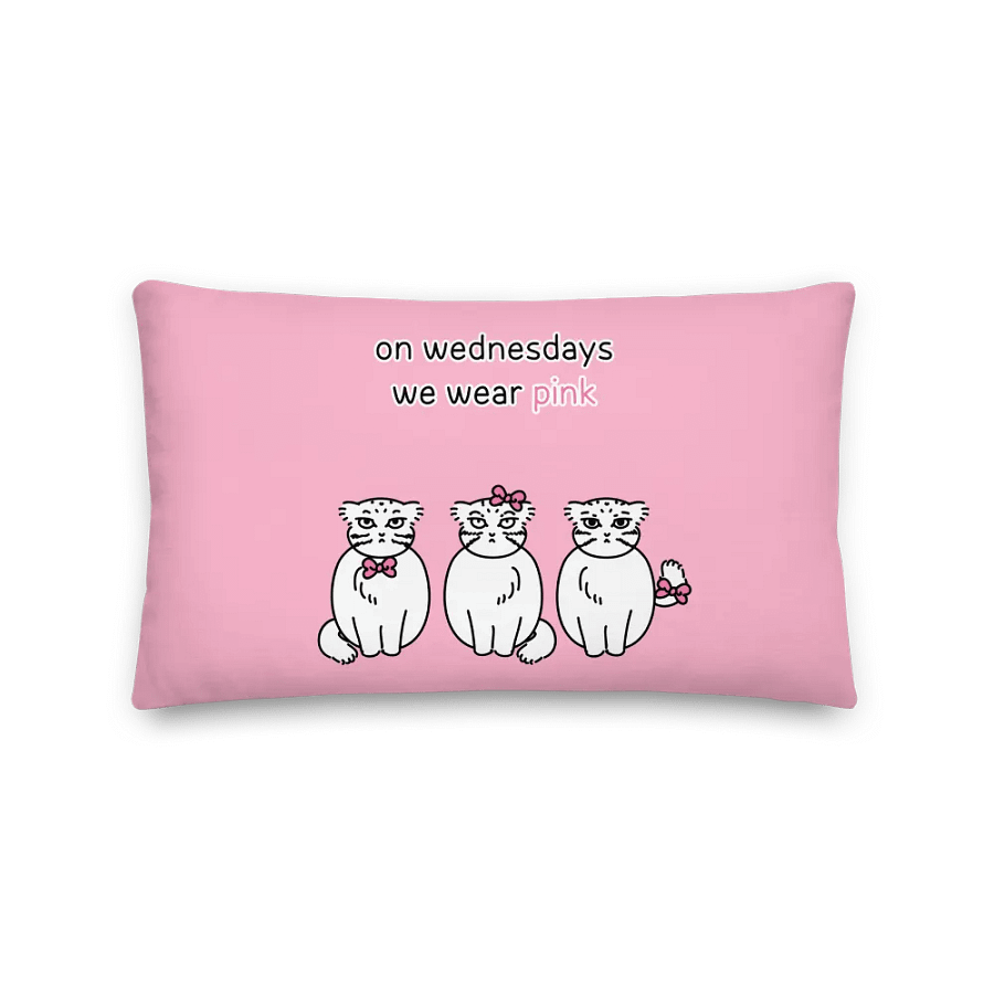 Pink Wednesdays Manul Pink Ver. - Pillow product image (2)
