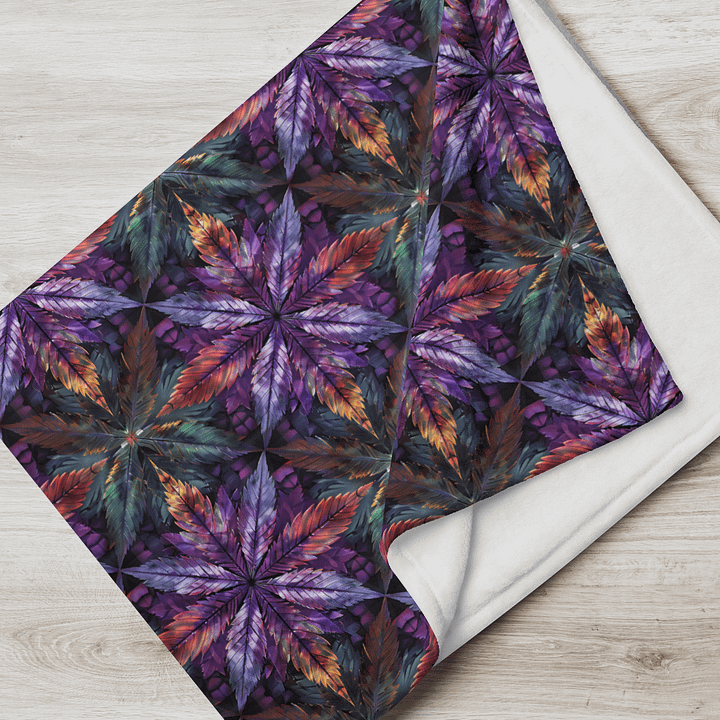 Cannabis - Galactic Ganja – Design | Throw Blanket - 3 Sizes Available product image (2)