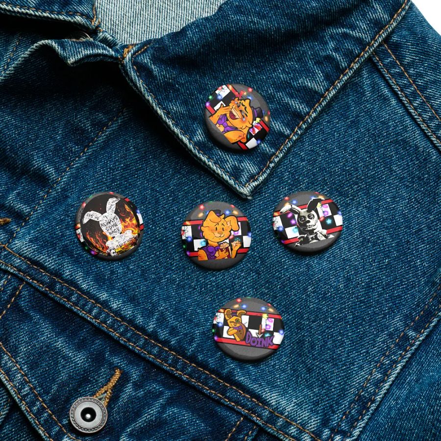 Springy Twitch Pins + 2 Bonus pins (Set 3) product image (12)