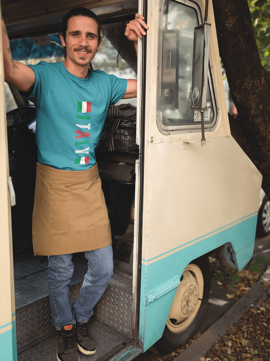 Italian Flag-Inspired Comfort T-shirt - 100% Cotton product image (1)