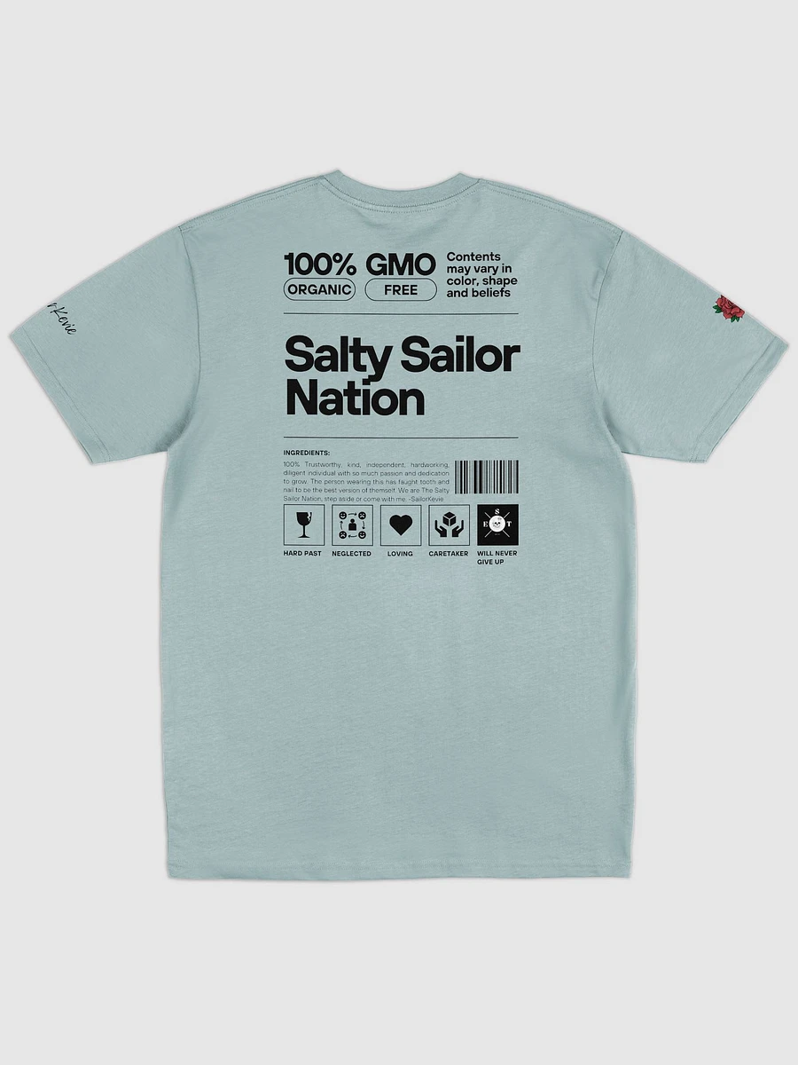 100% Organic Salty Sailor Nation Tshirt (Lights) product image (1)