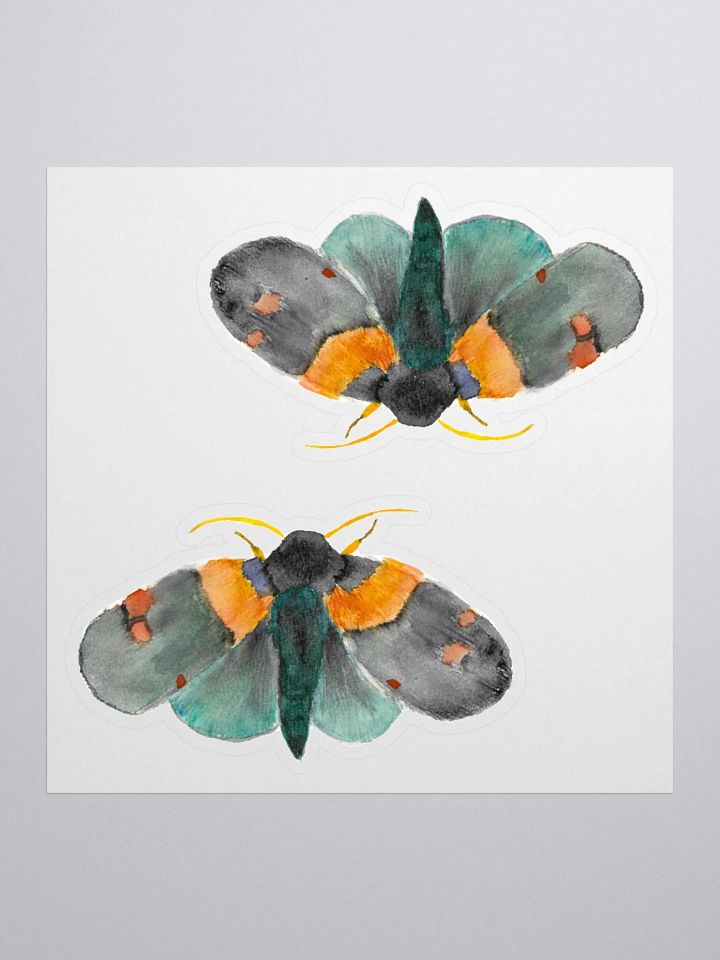 African Peach Moth Sticker (x2) product image (1)