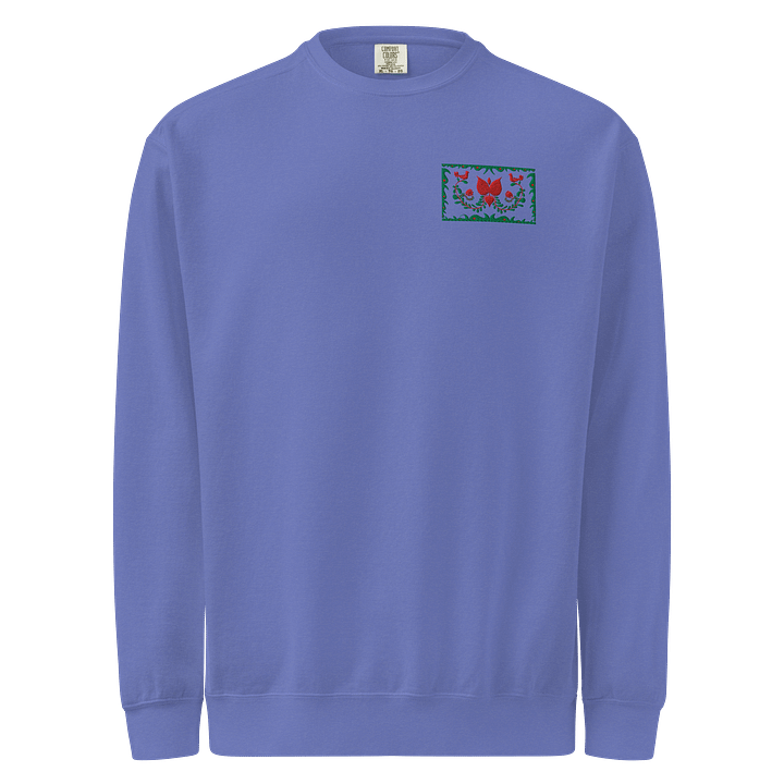 Vibrant Hungarian Floral Symphony Embroidered Sweatshirt product image (1)