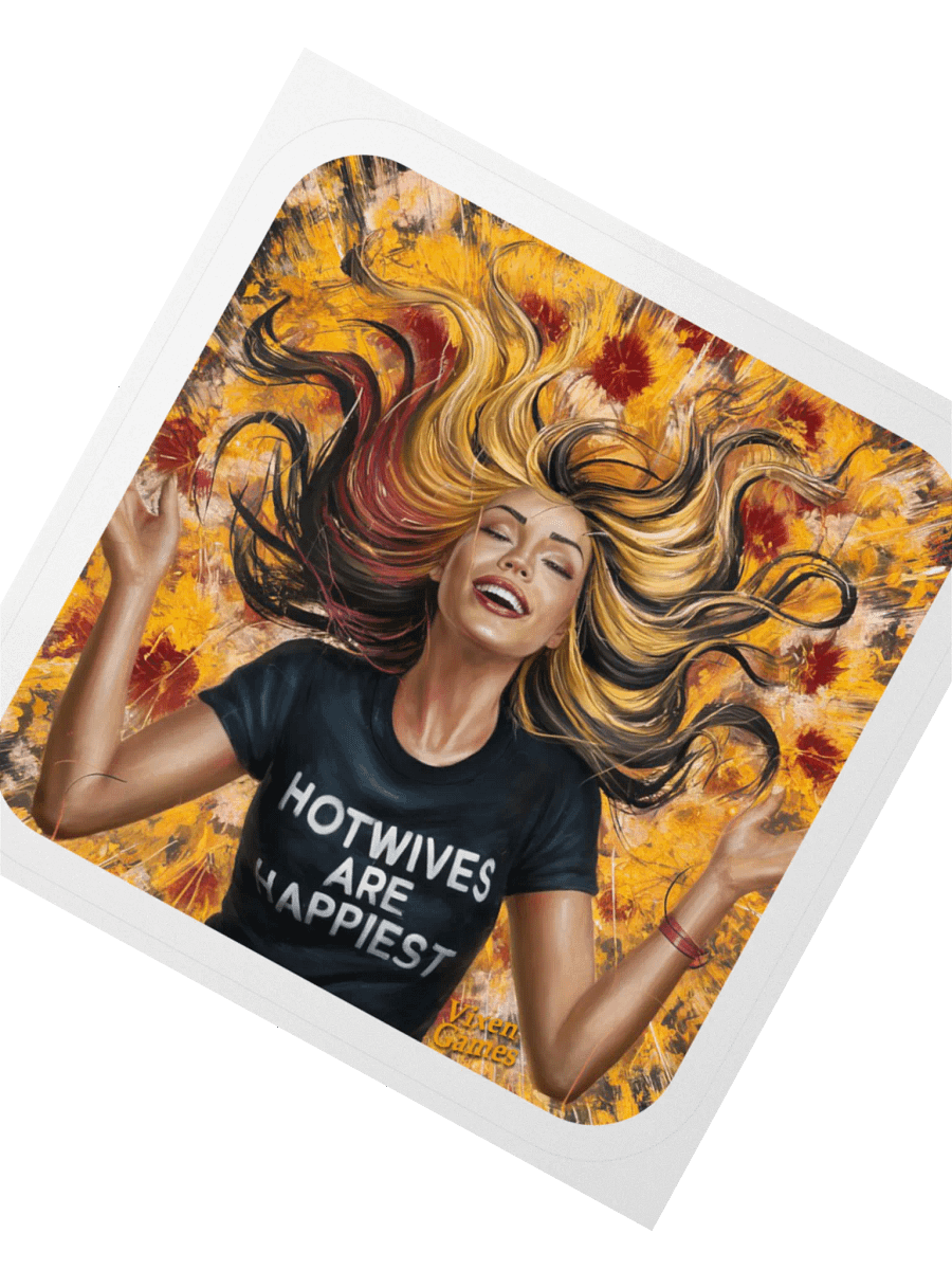 Hotwives Are Happiest Vinyl Sticker product image (6)