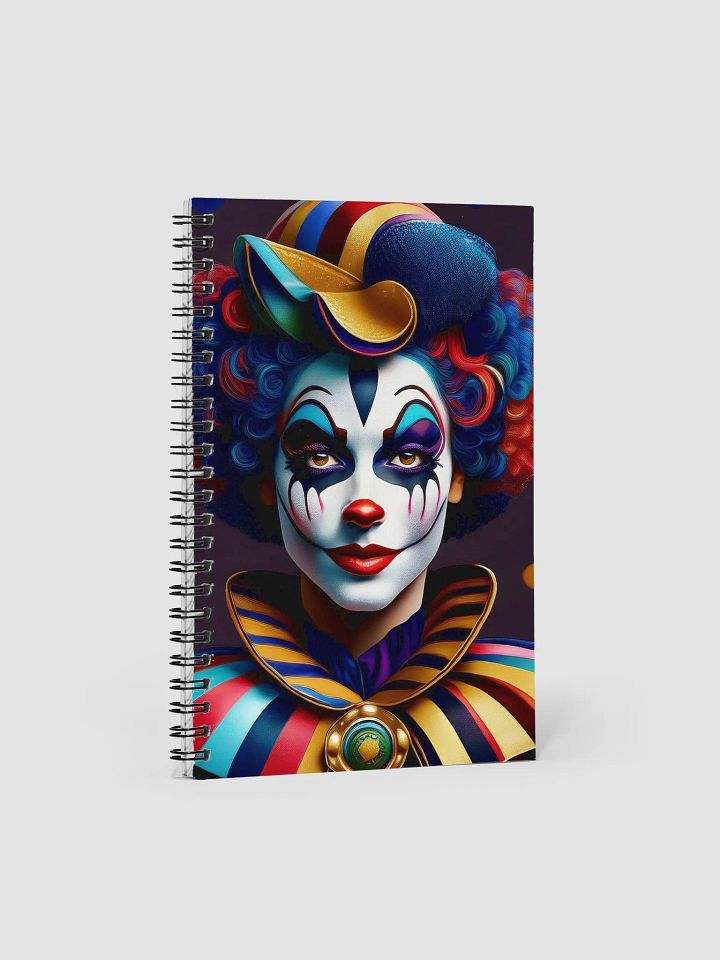 Spiral Notebook girl clowns double trouble product image (1)