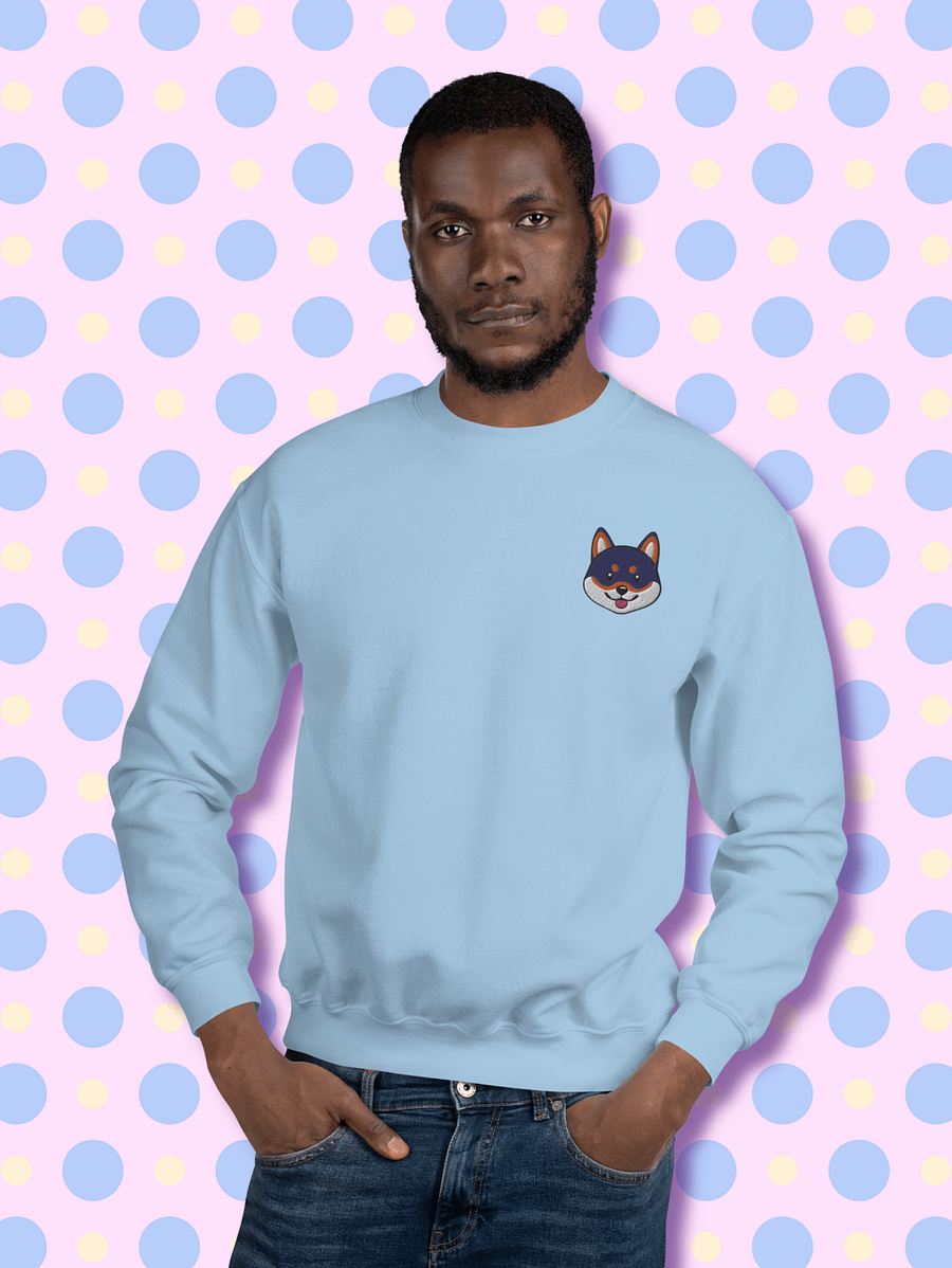 Cheerful Shiba Inu Crewneck Sweatshirt product image (4)