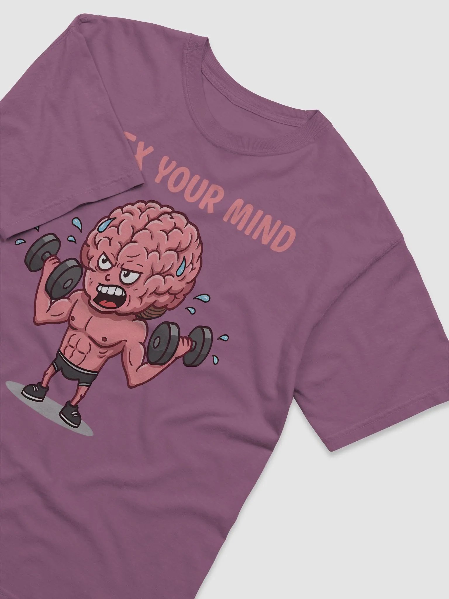Flex Your Brain - Comfort Colors Garment-Dyed Heavyweight T-Shirt product image (7)