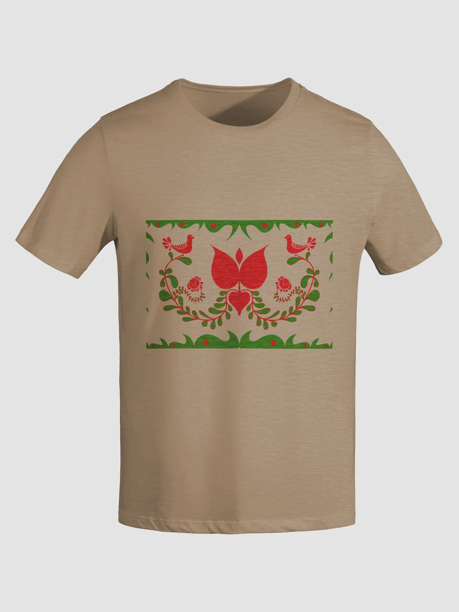 Symmetrical Hungarian Folk Art Birds Women's T-Shirt product image (1)