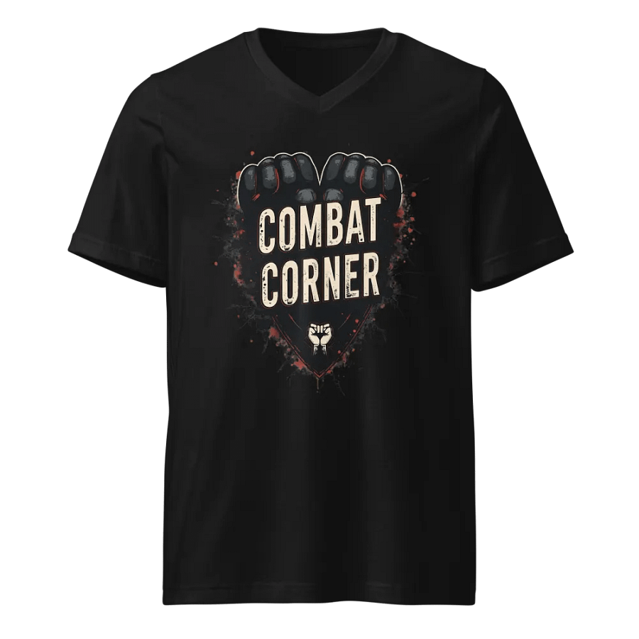 Combat Corner V-Neck T-Shirt product image (1)