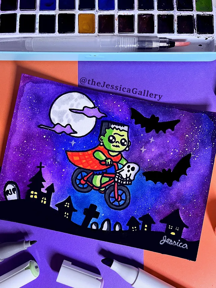 Moonlight Ride Art Print product image (2)