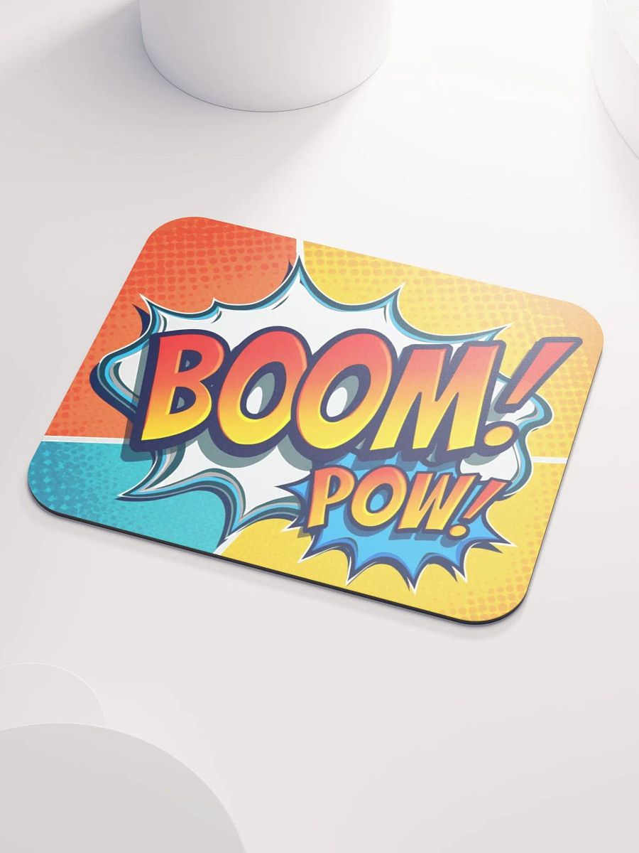 BOOM! POW! Comic Blast Mouse Pad product image (3)