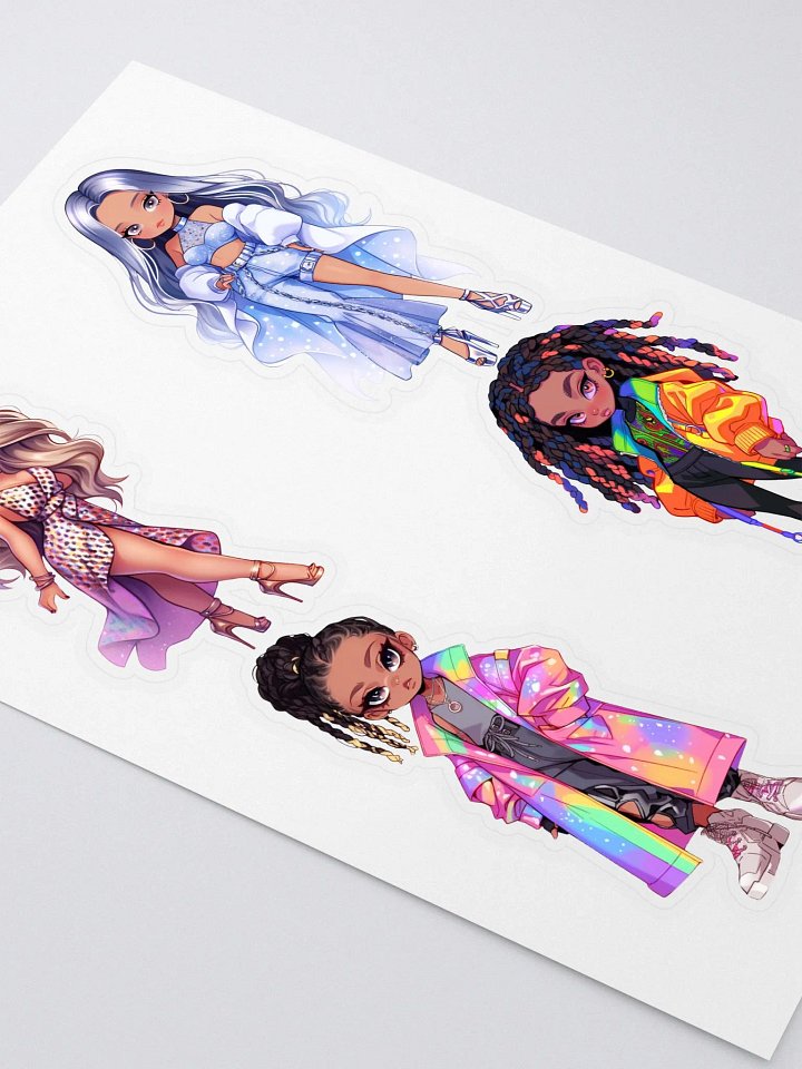 Fashionista Fun Sticker Sheet Set product image (2)