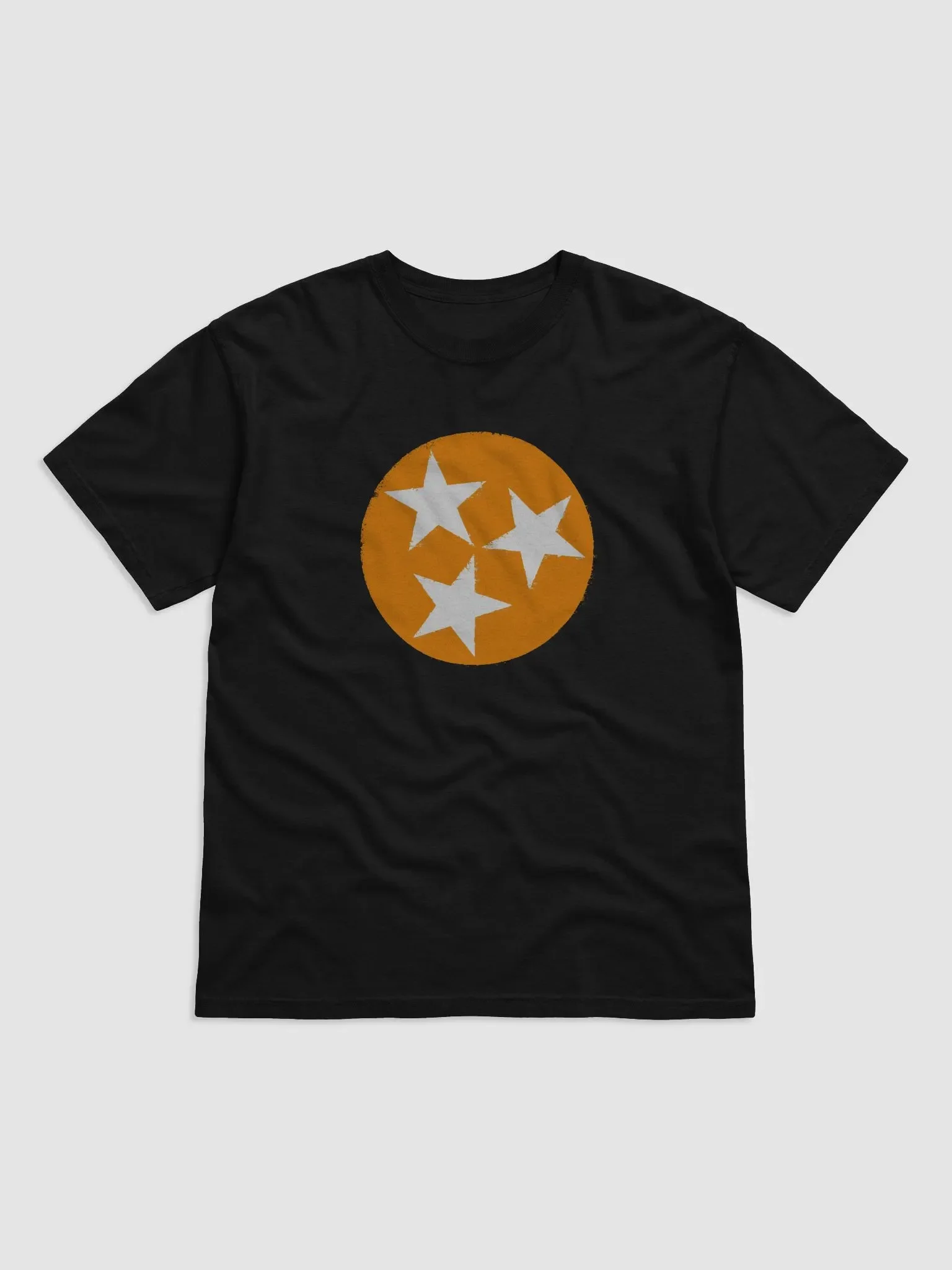 Orange and White Tri Star Tee product image (1)