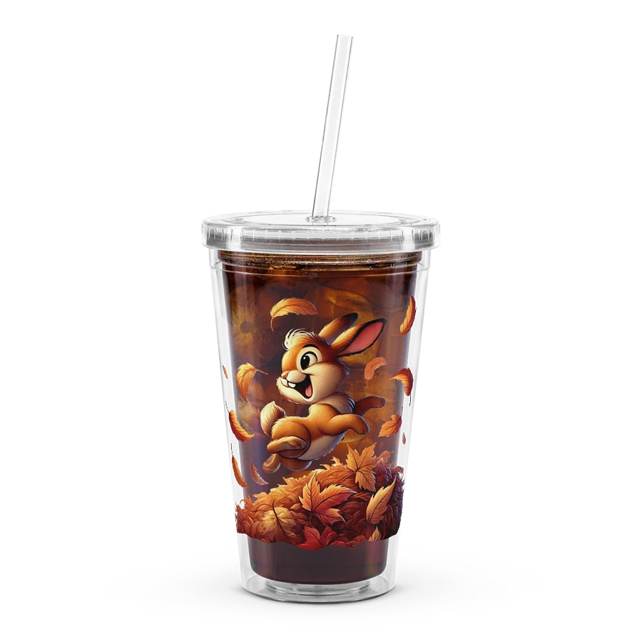 Autumn Leaves Bunny Rabbit Double Wall Tumbler product image (7)