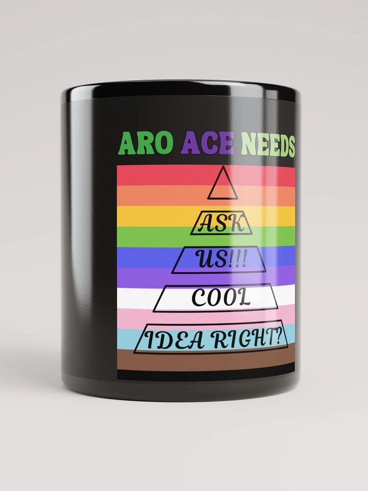 AroAce Needs - Black Mug product image (1)