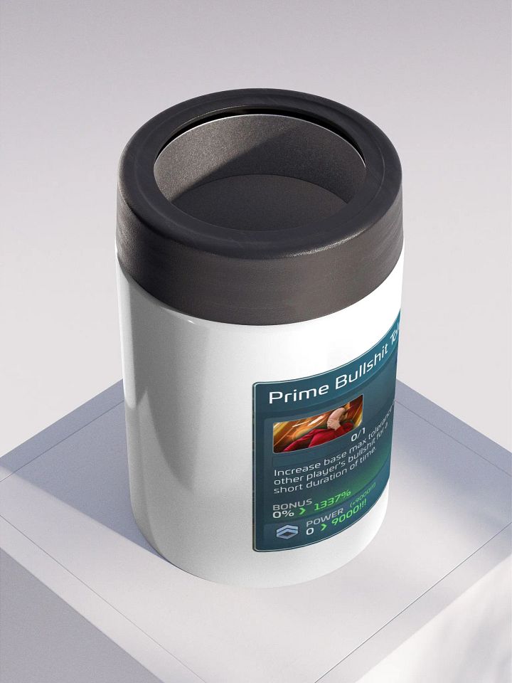 Prime Bullshit Tolerance (Color) Cooler product image (2)
