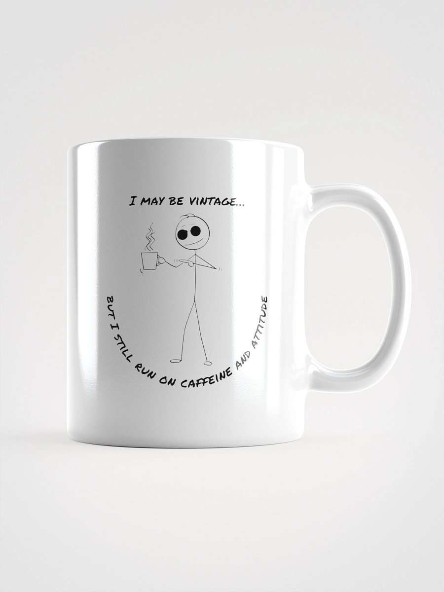 Vintage Fuel: Caffeine & Attitude Mug product image (1)