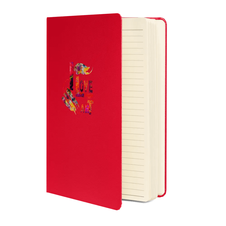 Vibrant Love Art Hardcover Notebook for art students moms daughters friends art teachers product image (3)