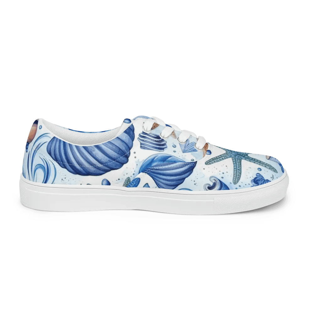 Seashell Serenade Canvas Sneakers product image (8)