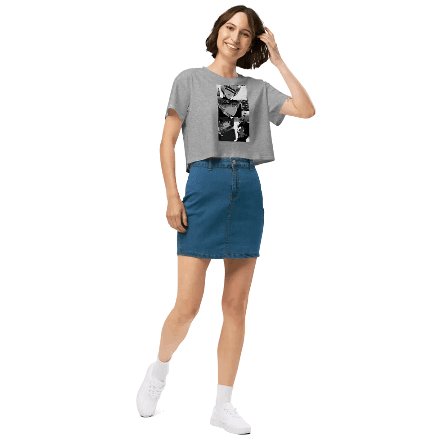 Moody Manga Expressions Women's Crop Top product image (62)