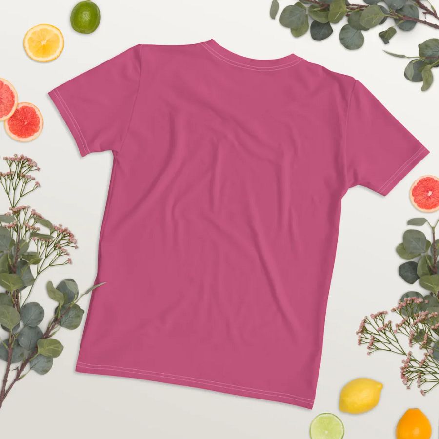 Plain Muted Blush Pink True Summer Women's Crewneck Polyester Heavyweight Premium T-Shirt by Treasure Pie product image (12)