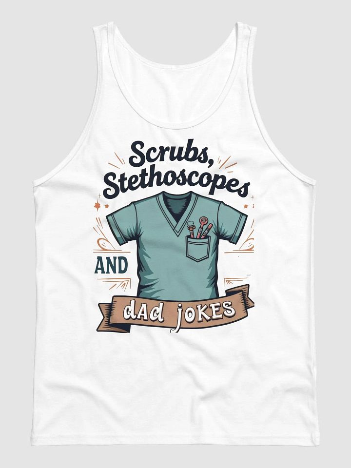 Medical Scrubs and Dad Jokes Tank product image (3)