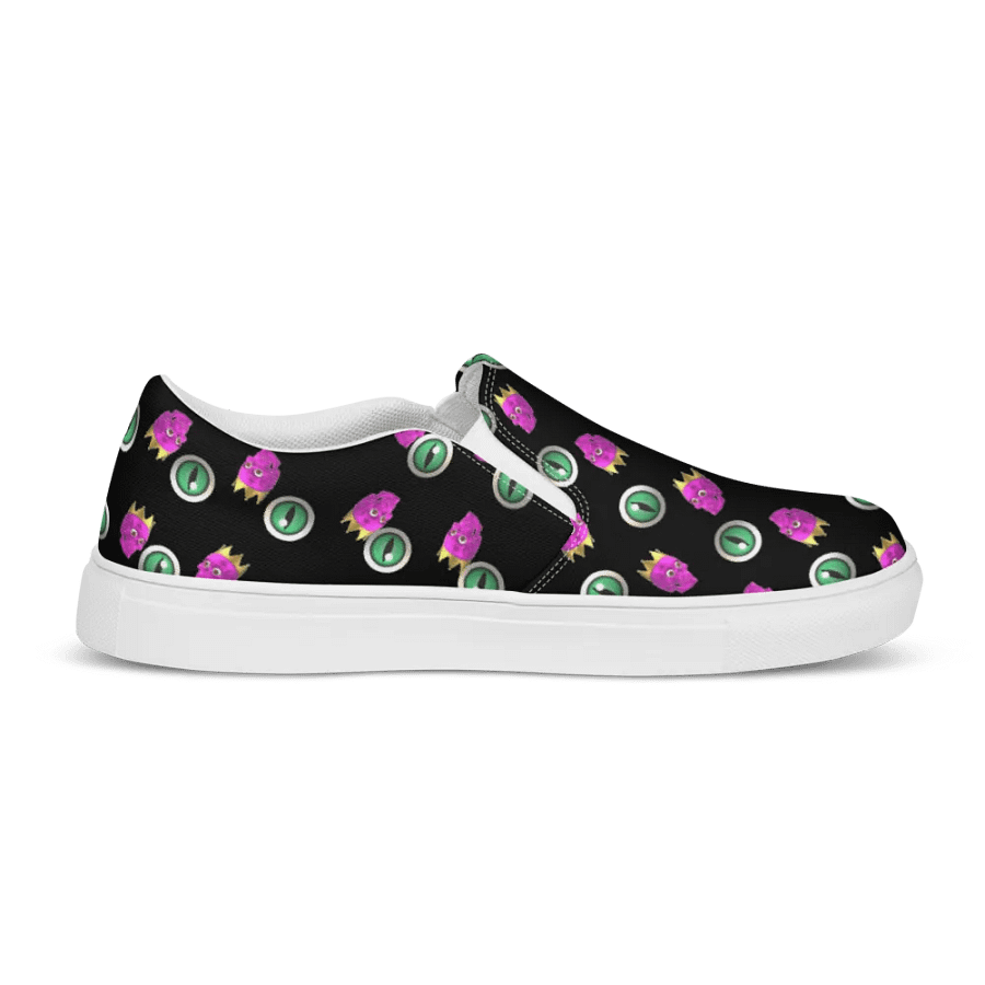 womens canvas skull slipons product image (6)