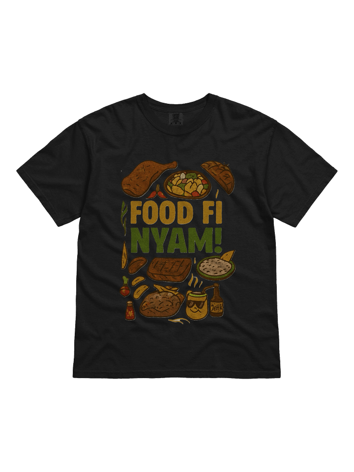 FOOD FI NYAM! Cotton T-Shirt product image (5)