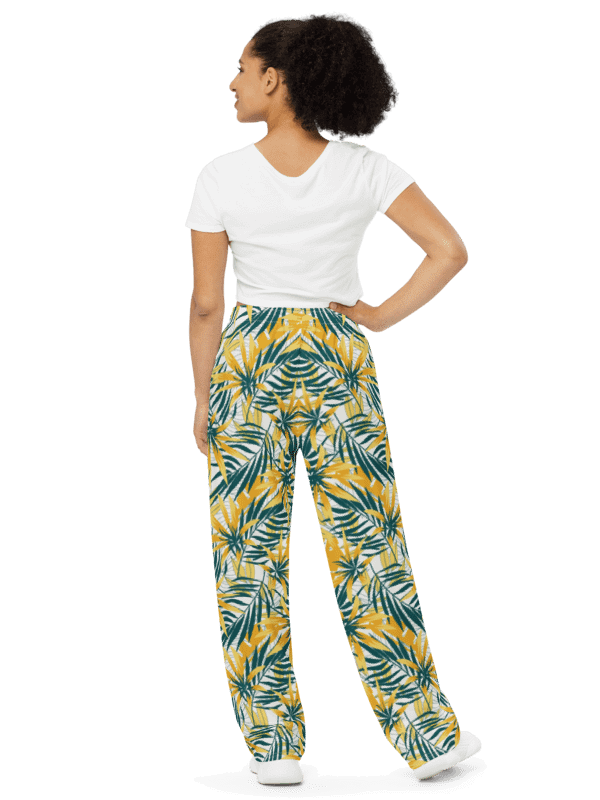 Tropical Summer | Unisex Wide-Leg Pants product image (2)