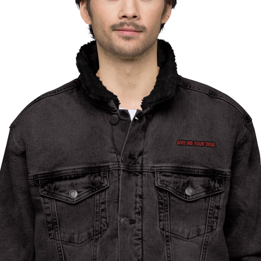 Deth Fluffy Denim Jacket product image (1)
