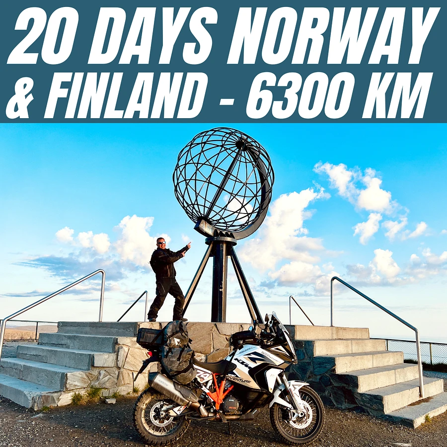 ALL OF NORWAY, 20 Days, 6300 km, Tour Book & GPX Data product image (1)