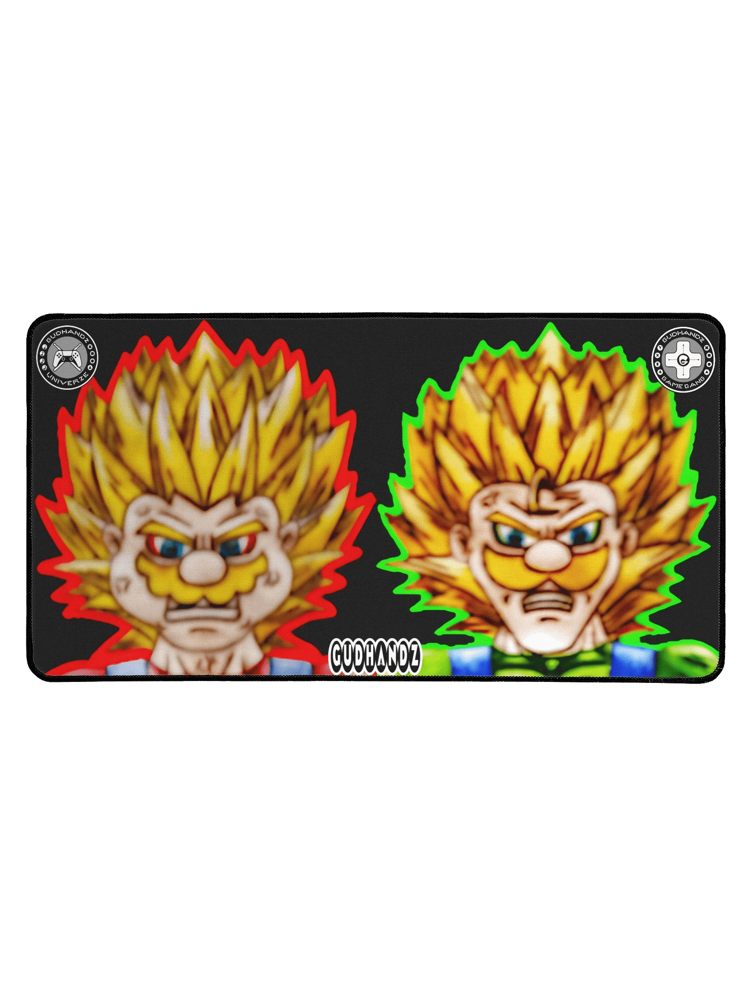 GUDHANDZ Fan-Art Desk Mat (SSJ Bros.) product image (1)