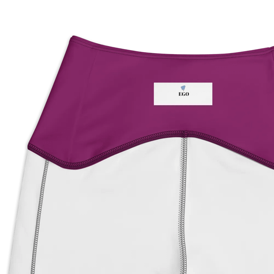 Sunset Purple Crossover Leggings with Pockets product image (4)