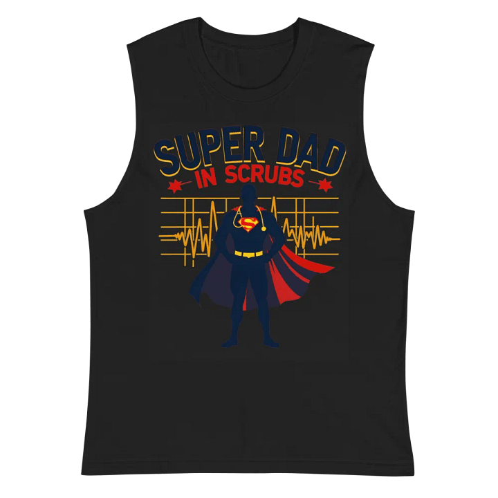Super Dad in Scrubs Muscle Tank product image (3)