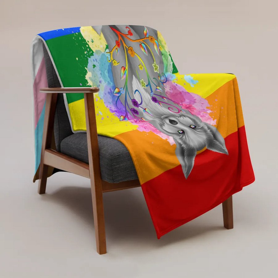 Progress Pride Fox Blanket (2023) product image (3)
