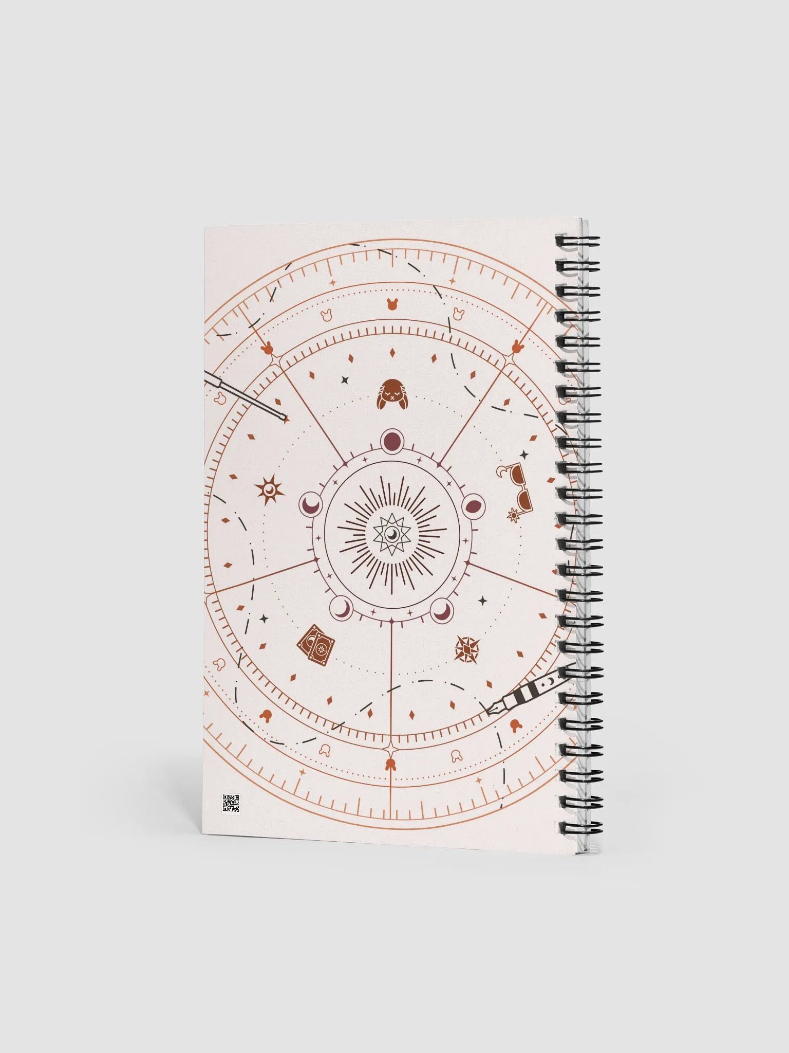 Glaring Teacher Spiral Notebook, Light Mode Edition product image (2)