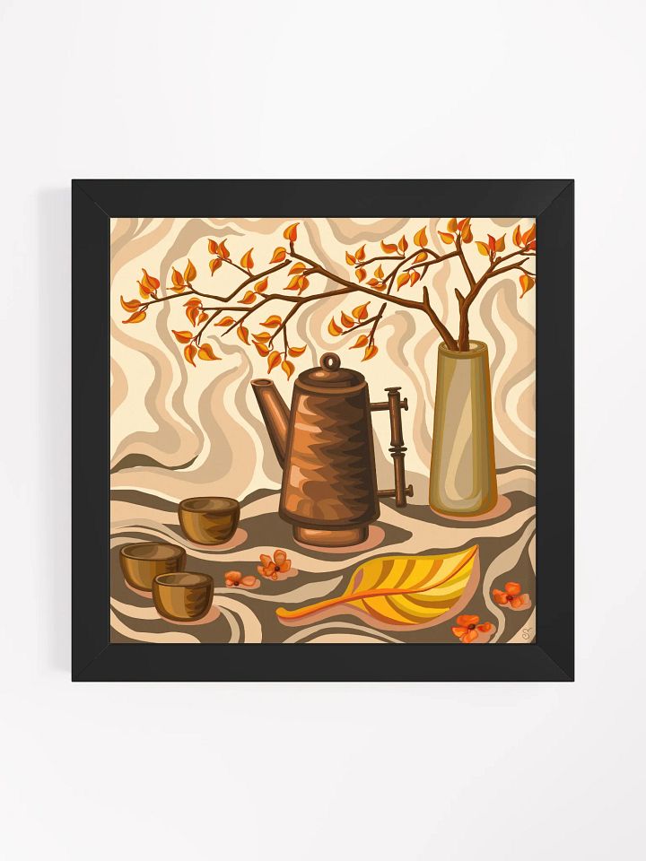 Autumnal Elegance Framed Poster - Coffee Shop No. 3 product image (10)
