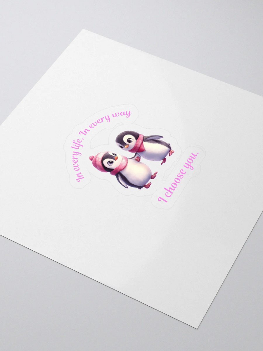 Cute Love Penguin Sticker product image (3)